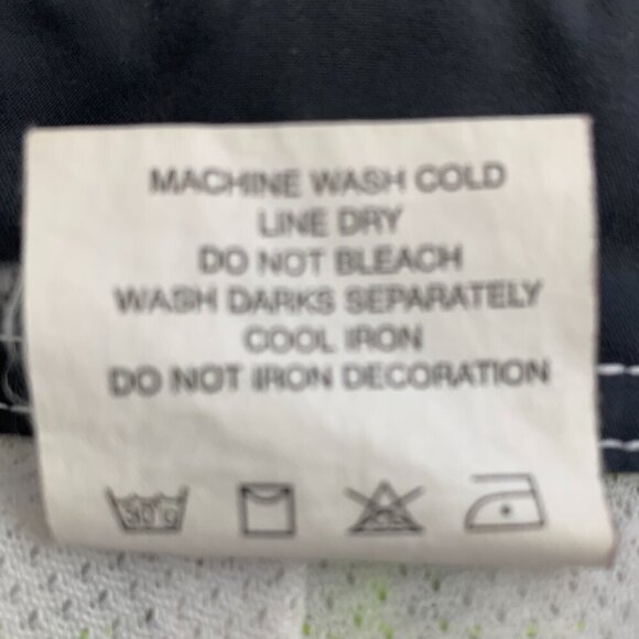 Quiksilver Mens Swim Trunks/Board Shorts Sz 34 Plaid Stripe #334D - Picture 7 of 7